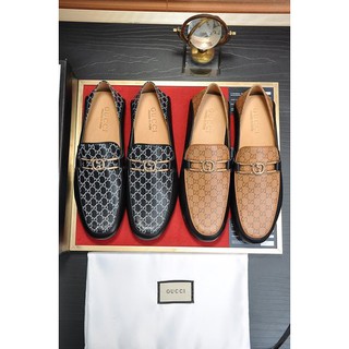 Giày nam công sở lịch lãm gucci GC da thật cao cấp