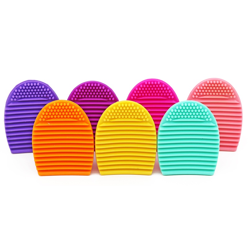 Dụng Cụ Vệ Sinh Cọ Trang Điểm Bằng Silicone Hình Quả Trứng