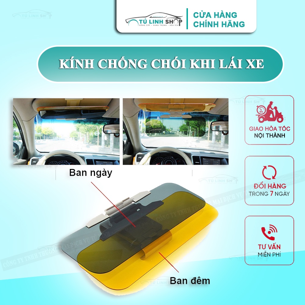 [Mã LIFE2804ALL giảm 10% đơn 50K] Kính phân cực chống chói lóa khi lái xe ngày và đêm