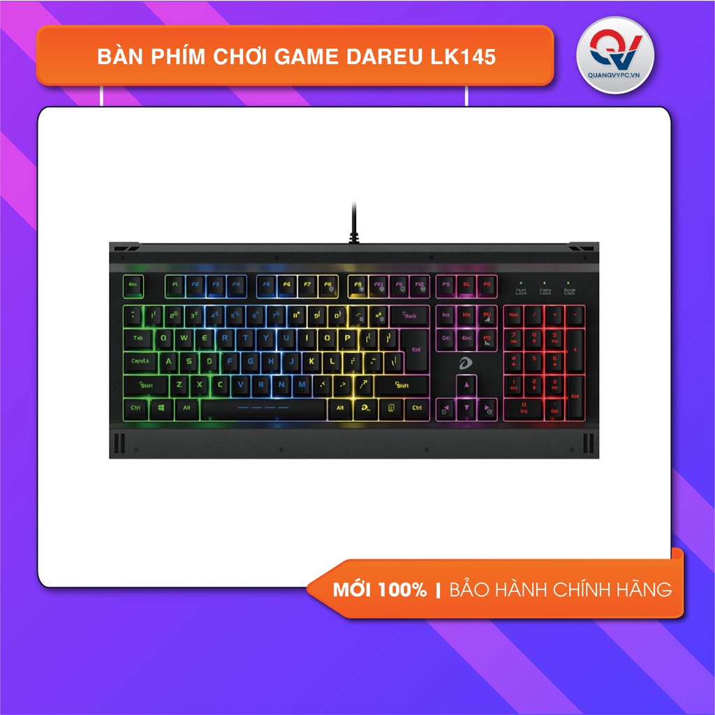 Bàn phím chơi game DareU LK145 đèn LED RGB