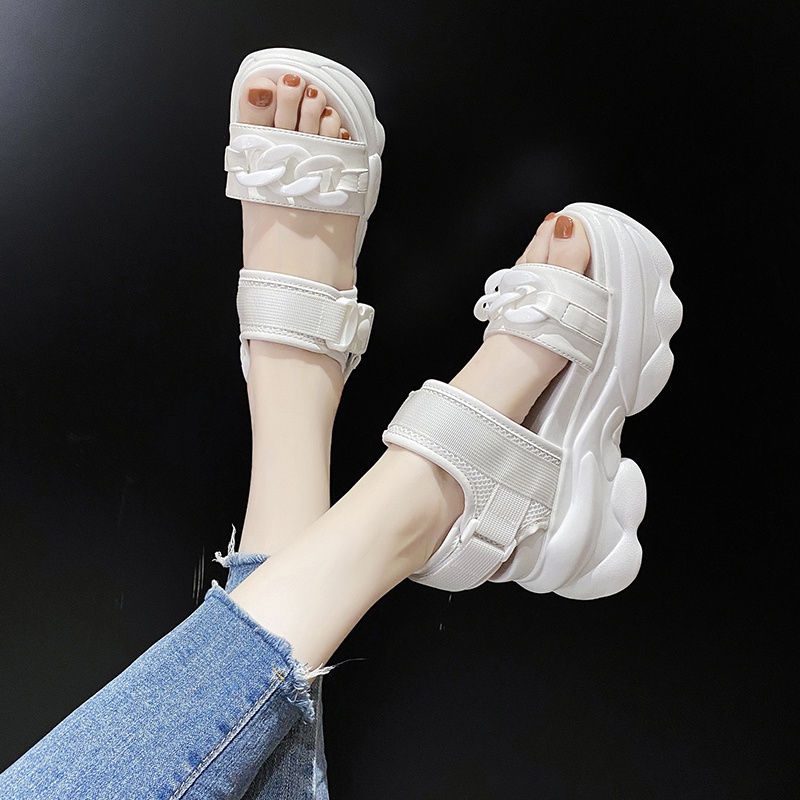 Sandan Nữ Đế Cao Thời Trang Khoá Kim Loại Mã 8062