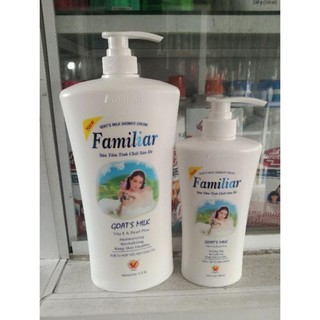Sữa tắm trắng da Familiar tinh chất sữa dê 1200ml