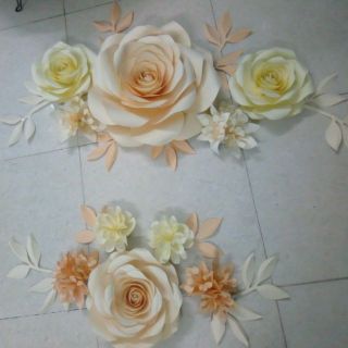 Set hoa giấy backdrop