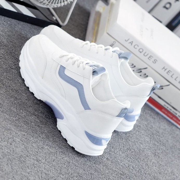 Giày sneaker nữ MS003 (xanh phối trắng)