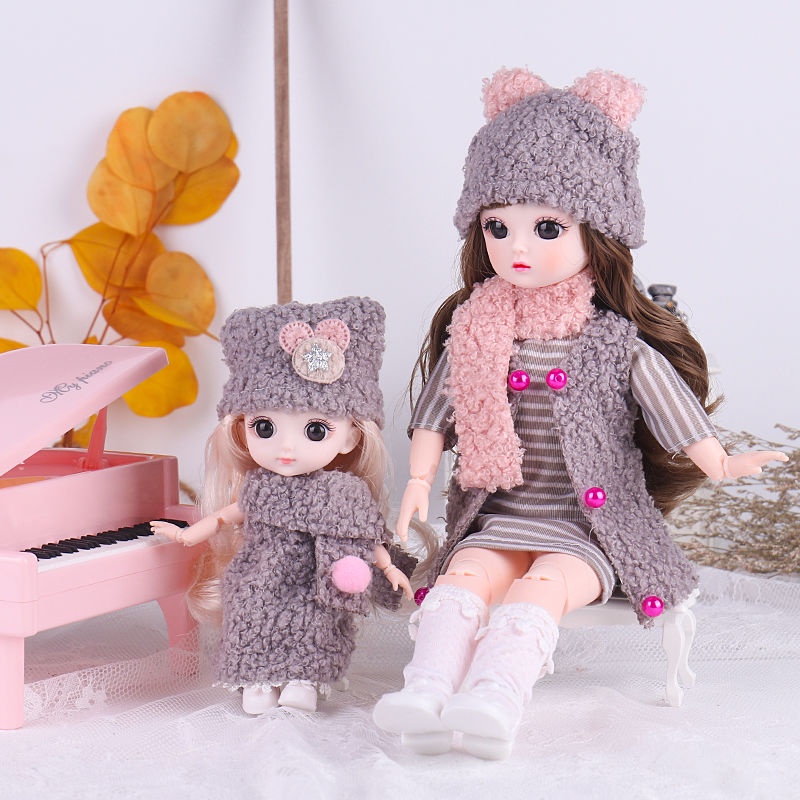 Bộ đồ búp bê con  Búp bê đáng yêu 30cm  Búp bê nhỏ Cô gái búp bê Công chúa đồ chơi