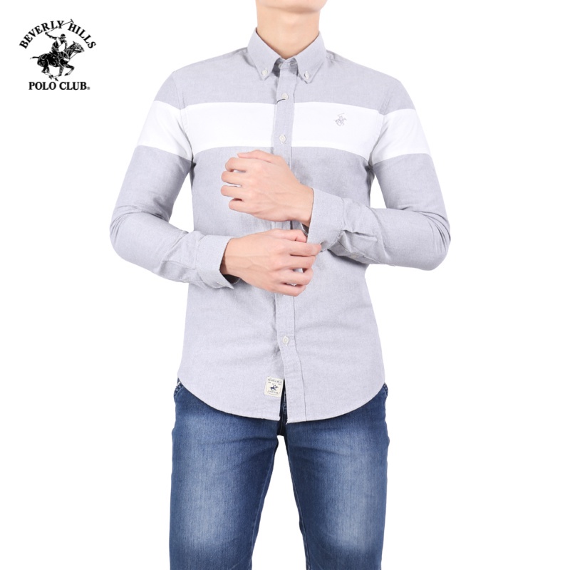 Beverly Hills Polo Club - Áo sơ mi Dài tay Nam Slimfit KMS- BHPC CMSLS20TL015