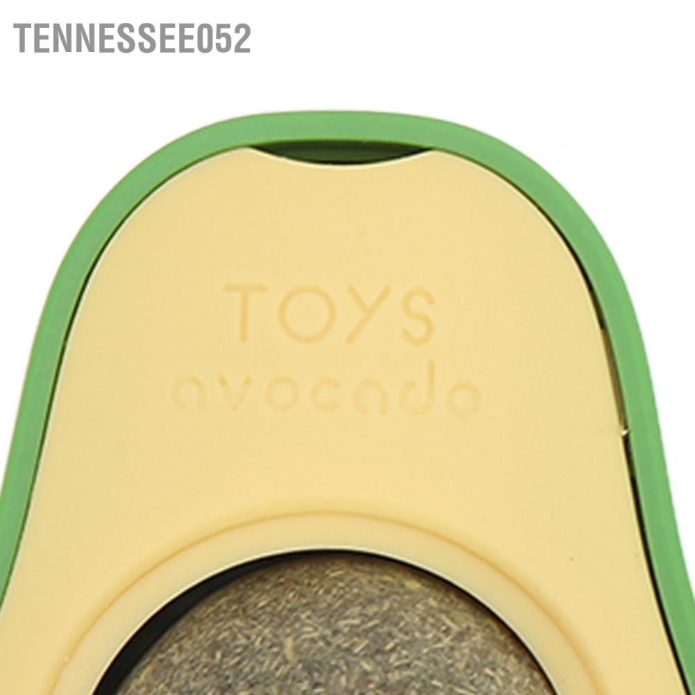 Hàng HOT Bóng đồ chơi gắn tường đựng cỏ bạc hà cho mèo mài răng sáng tạo làm sạch răng xoay Hình dạng quả bơ 【Tennessee052】