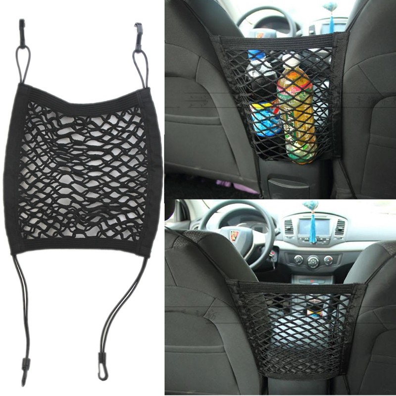 Túi lưới đựng đồ dùng treo trên xe hơi kích thước 30cm x 40cm