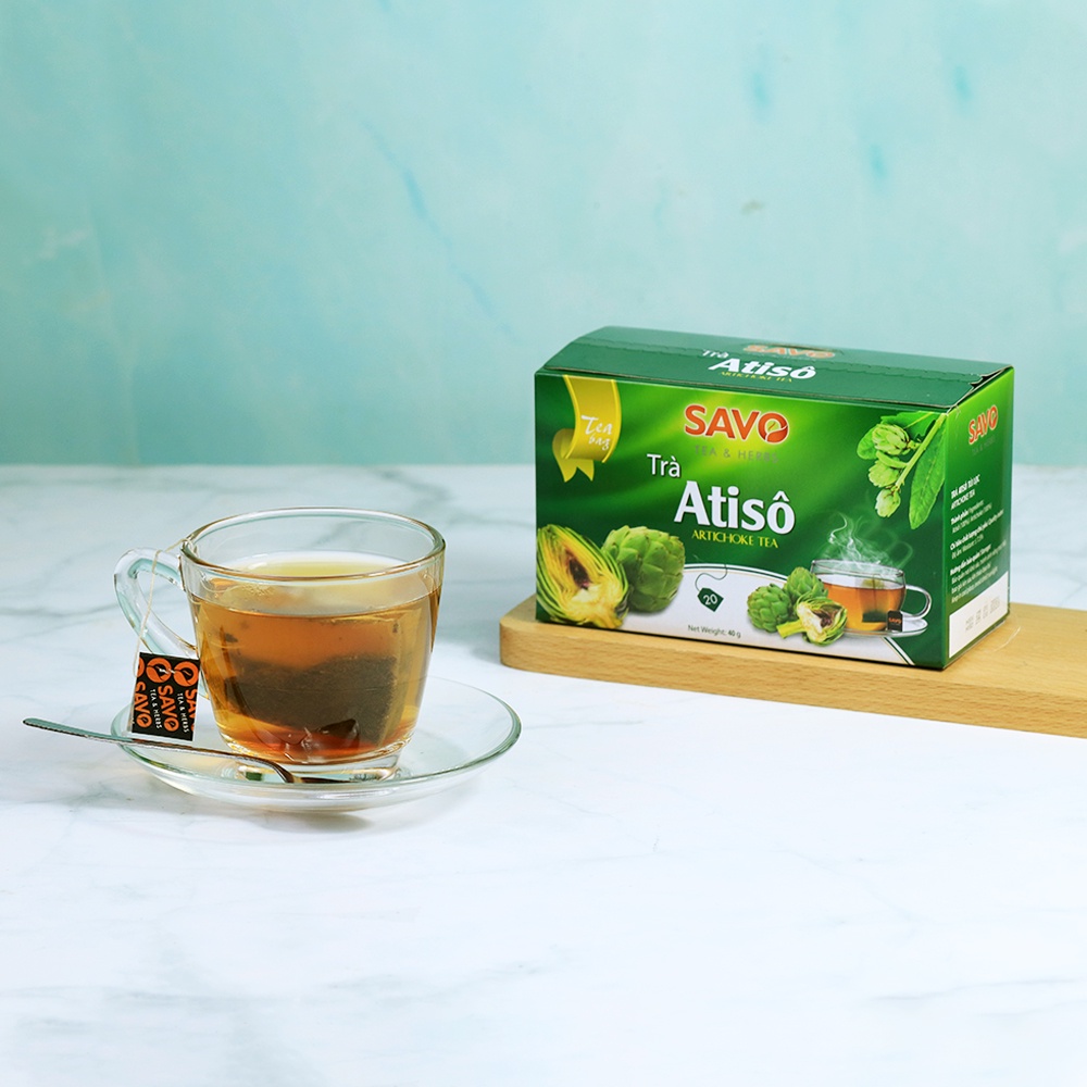 Trà Savo atiso 20 gói x 2g KPHUCSINH - Hàng Chính Hãng