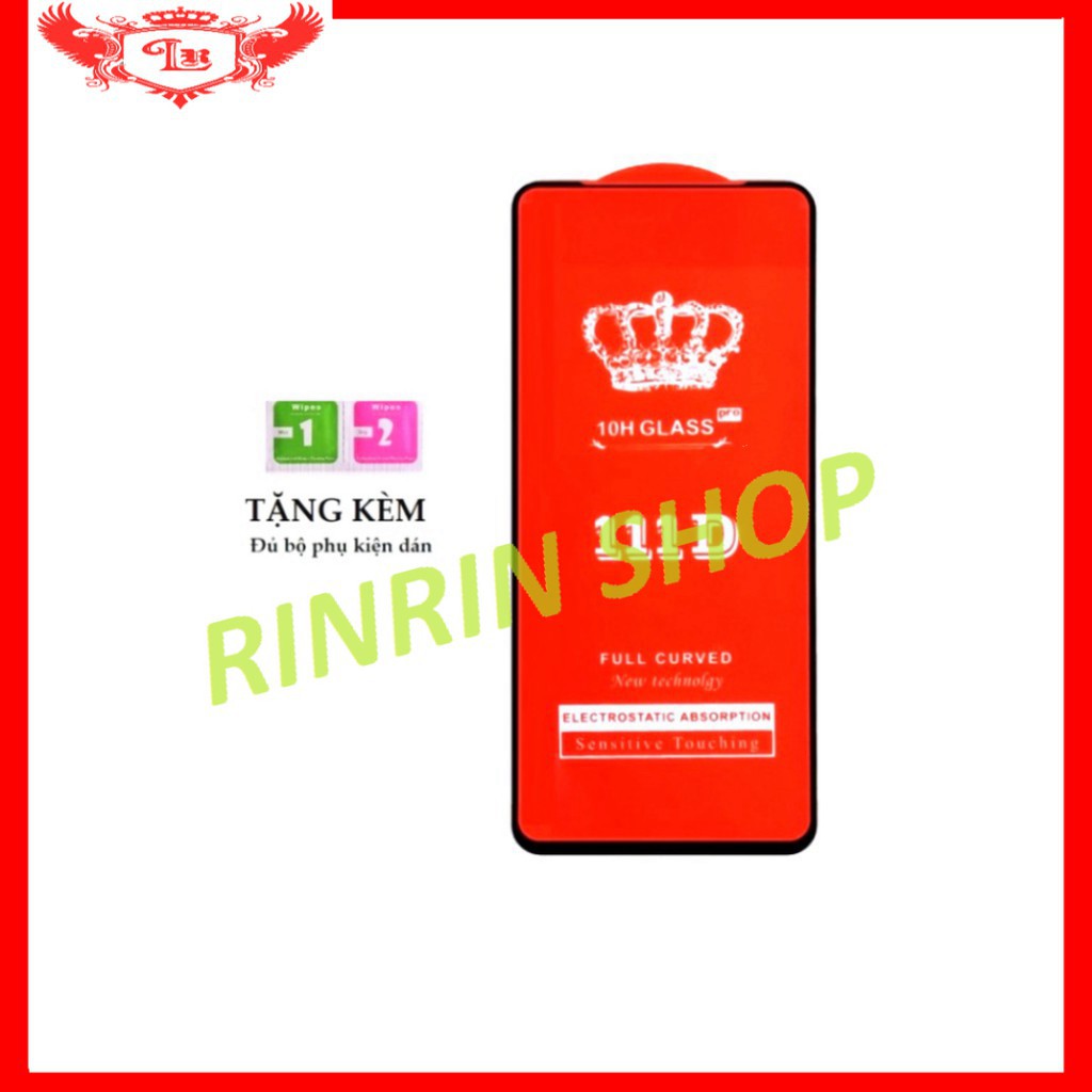 ⚡SIÊU CHẤT⚡ Kính Cường Lực Xiaomi Poco X3 Pro- Full màn hình 111D và trong suốt - Độ cứng 10H - Độ trong suốt cực cao.