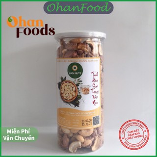 Hạt điều rang muối hàng công ty vỡ đôi loại 1,hạt điều rang muối bình phước còn vỏ ngon 500gram,cam kết chất lượng