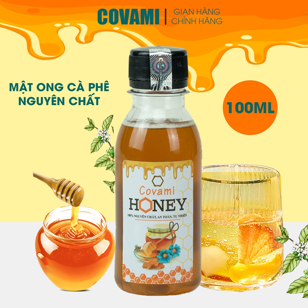 Mật ong nguyên chất hoa cà phê thương hiệu COVAMI 100ML