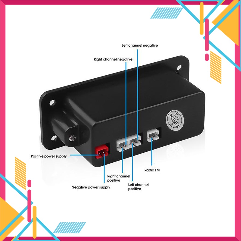 Mạch loa Bluetooth 5.0 MP3 2x3W hỗ trợ thẻ nhớ, usb, jack 3.5, micro, FM