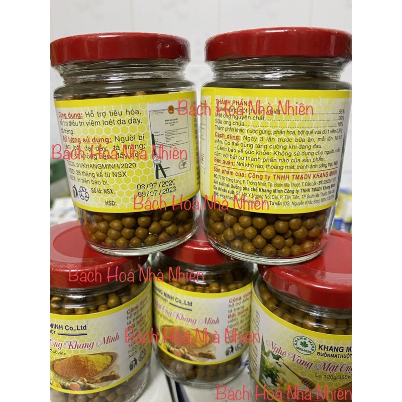 Nghệ Vàng Mật Ong Khang Minh (Lọ 120gr)