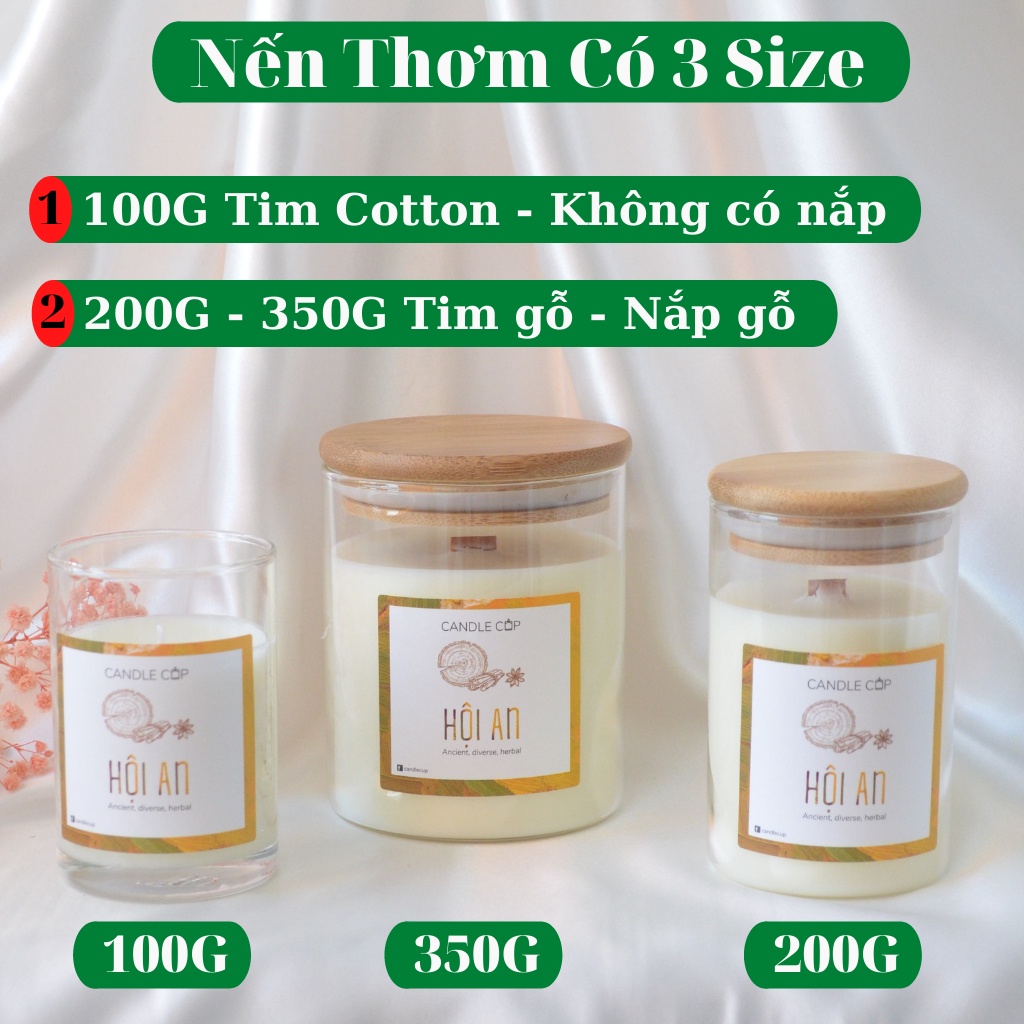 Nến Thơm Thiên Nhiên Candle Cup AGAYA - 100% Từ thiên nhiên - An toàn cho người sử dụng