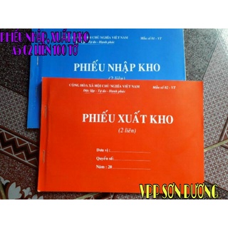 PHIẾU THU CHI 2 LIÊN ,3 LIÊN CACBON 100 TỜ