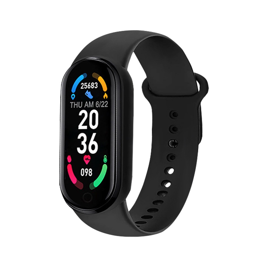 Đồng Hồ Thông Minh M6 ✔ Smart Band 6, Đồng Hồ Thể Thao, Theo Dõi Sức khỏe, Đổi Hình Nền, Chống nước IP67