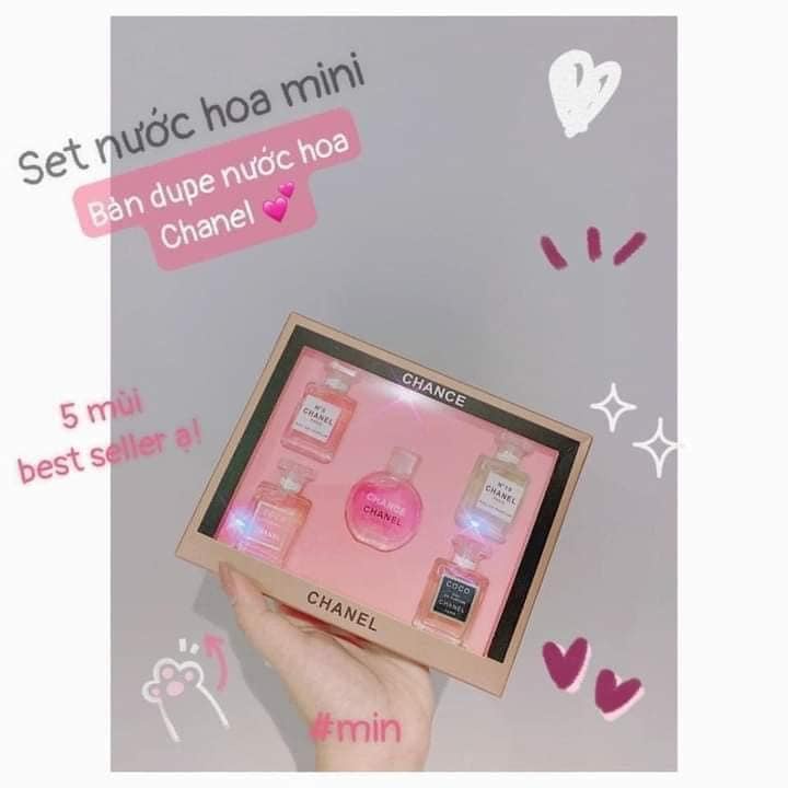 SP000570 SET NƯỚC HOA CHANEL 5 CHAI
