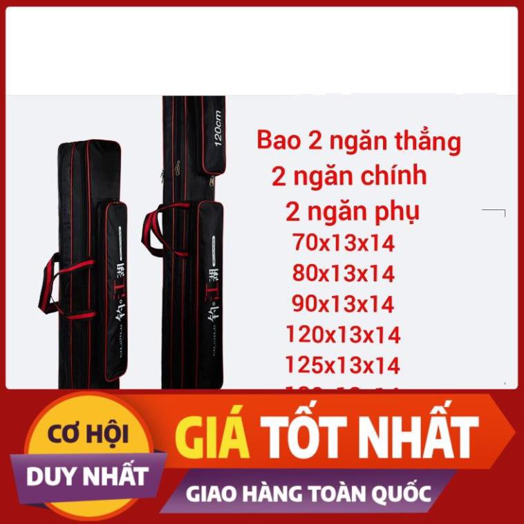bao đựng cần 3 ngăn kèm 2 túi phụ chất liệu chống thấm nước