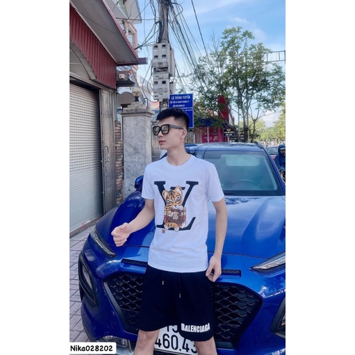 Áo phông LV Hô form rộng đẹp- Áo thun tay lỡ Unisex nam nữ kiểu hàn quốc vải cotton HARI in hoạ tiết