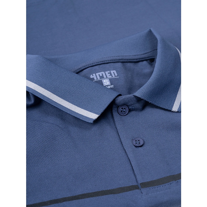 Áo Polo Nam Cao Cấp In 3 Sọc 4MEN PO039 | BigBuy360 - bigbuy360.vn