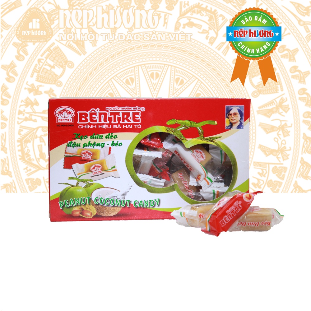 Kẹo Dừa Dẻo Đậu Phộng – Bến Tre – Hiệu bà Hai Tỏ - 250g