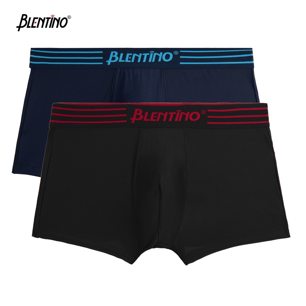 Combo 2 Quần Lót Nam Boxer Thương Hiệu Blentino. Vải Thông Hơi D12