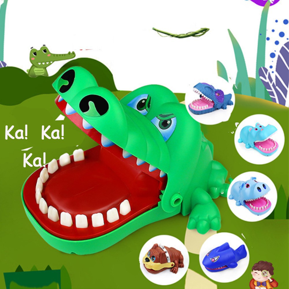 Bộ Đồ Chơi Khám Răng Cá Sấu / Cá Mập / Chó Cướp Biển Vui Nhộn Cho Bé