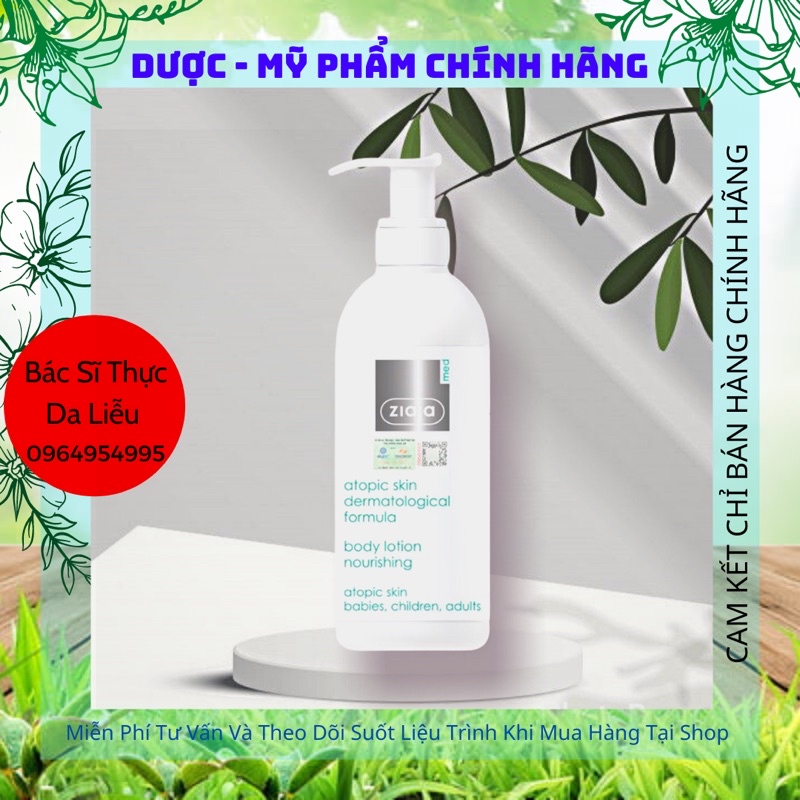 [Chính Hãng] Nhũ Tương Mượt Da Toàn Thân Ziaja 1℅ Ure