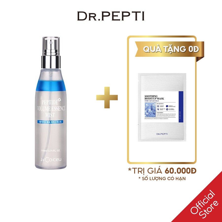 Xịt Khoáng Cấp Ẩm Chống Lão Hóa DR.PEPTI Volume Essence Mist 55ml