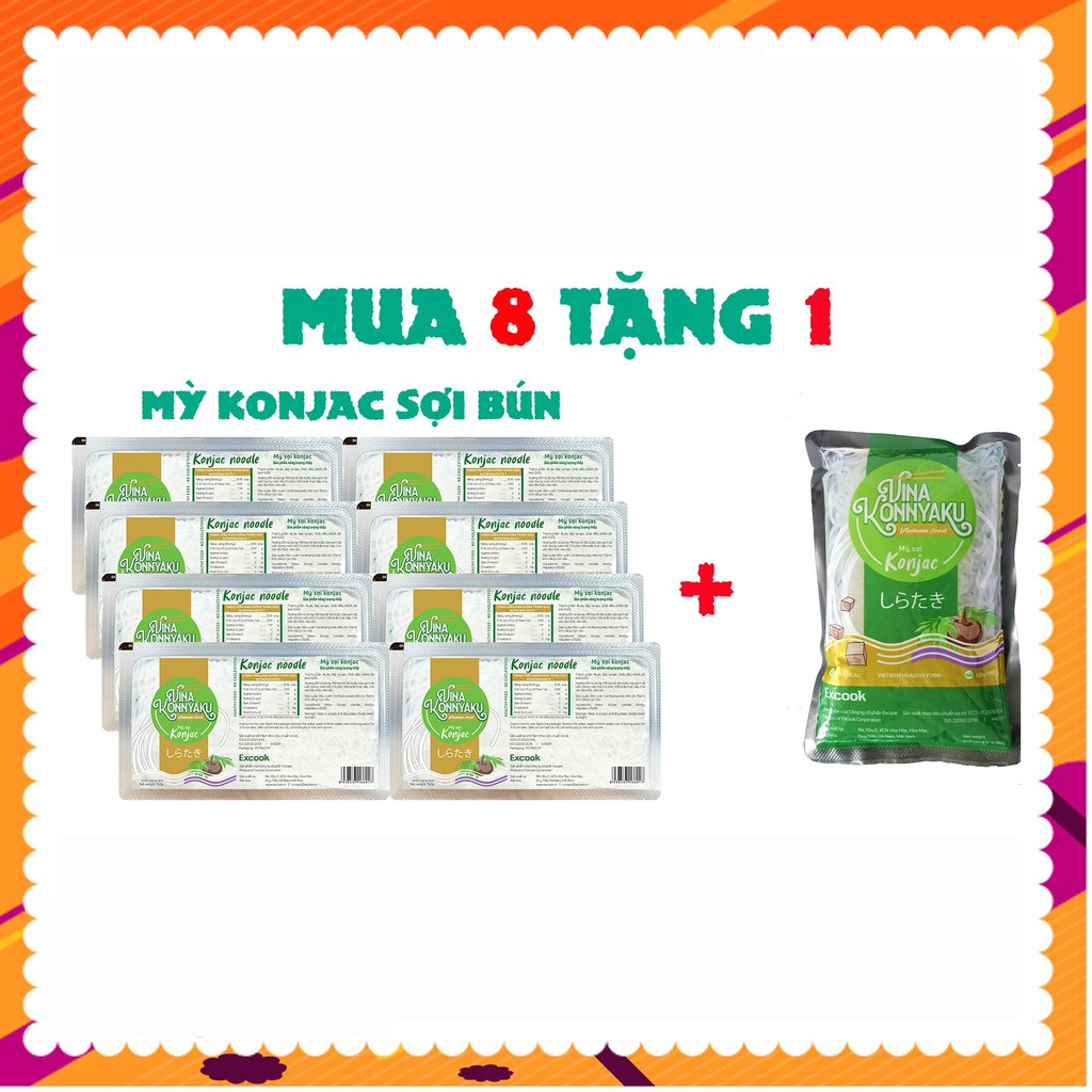 Mỳ Konjac / Bún nưa mì nưa Konjac 120g - 150g - 160g, phù hợp cho người ăn kiêng Keto - Eatclean | BigBuy360 - bigbuy360.vn