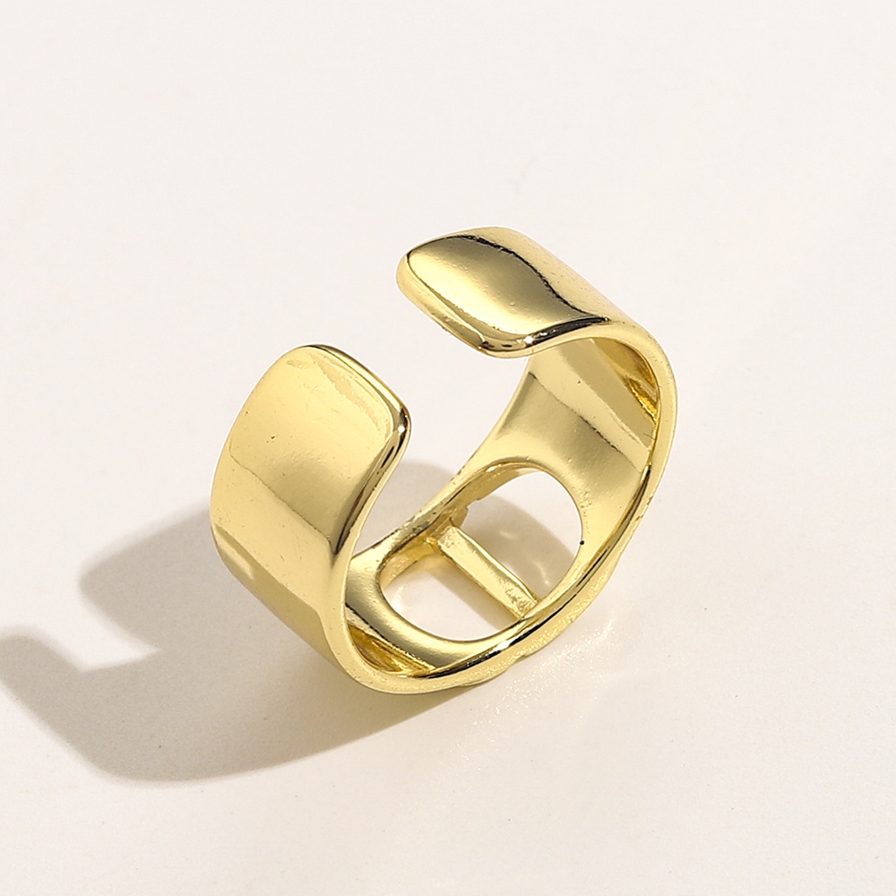 Nhẫn Dior Mạ Vàng Bạc 925 Phong Cách Hàn Quốc Đơn Giản Thời Trang