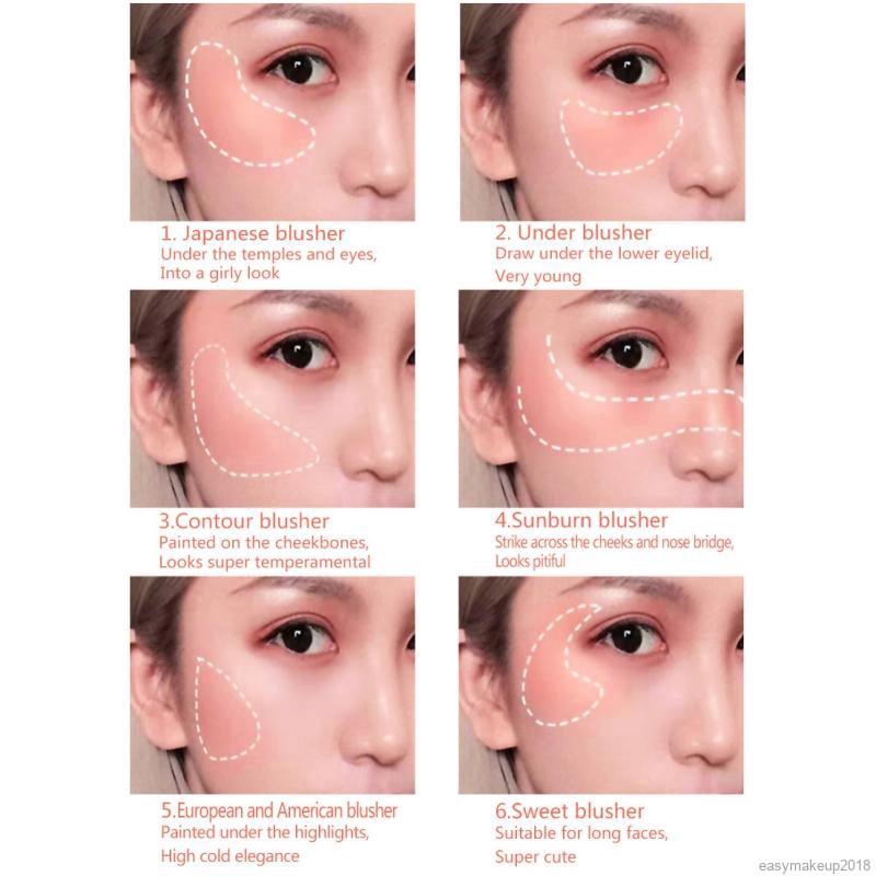 Phấn má hồng tạo khối NOVO màu đào lâu trôi chống thấm nước làm sáng tông màu da | BigBuy360 - bigbuy360.vn