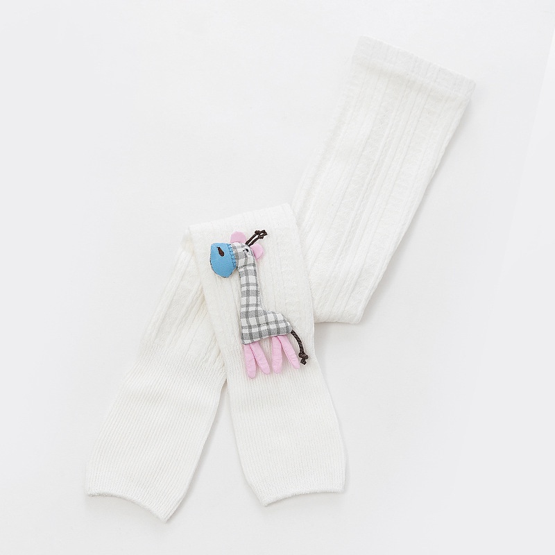 Quần Legging Cotton Giữ Ấm In Họa Tiết Hoạt Hình Màu Kẹo Thời Trang Thu Đông Cho Bé Gái 1-9 Tuổi