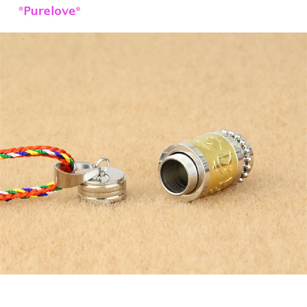 Vòng cổ Mặt Hình Bánh Xe Cầu Nguyện Bằng Thép Không Gỉ Dành Cho Nam Và Nữ Mới