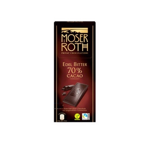 Socola đen hiệu Moser-Roth 70% 125g