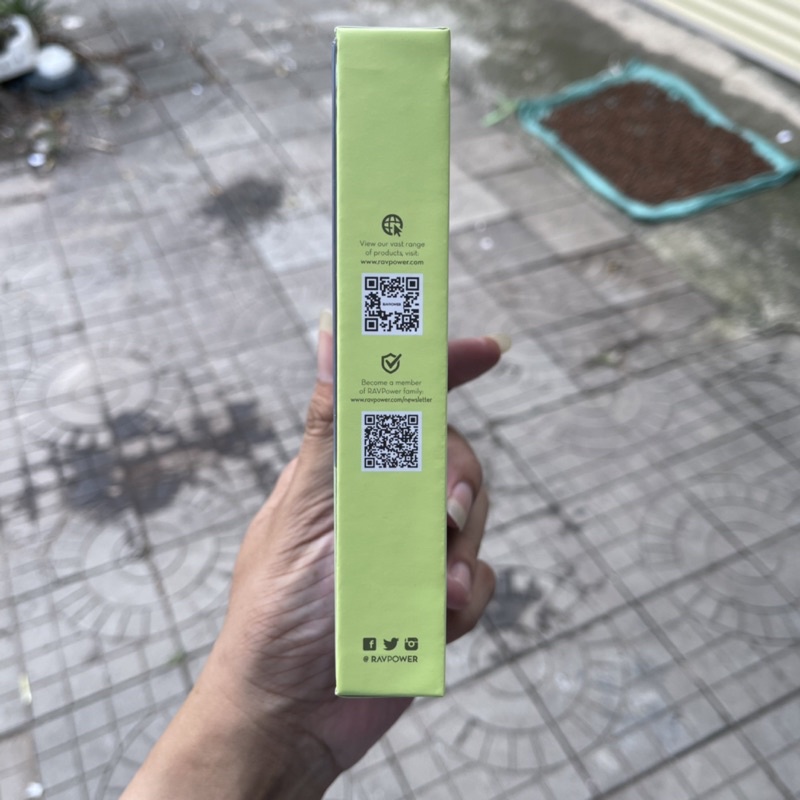 Cáp RAVPower C to L dài 1.2 Mét bọc dù siêu bền, Sạc nhanh PD 3.0 Mã RP-CB1004