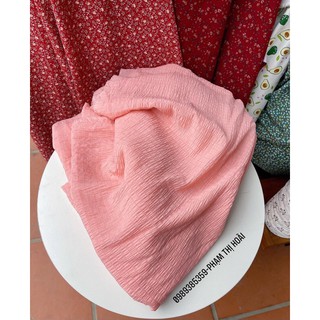 vải đũi xốp trơn