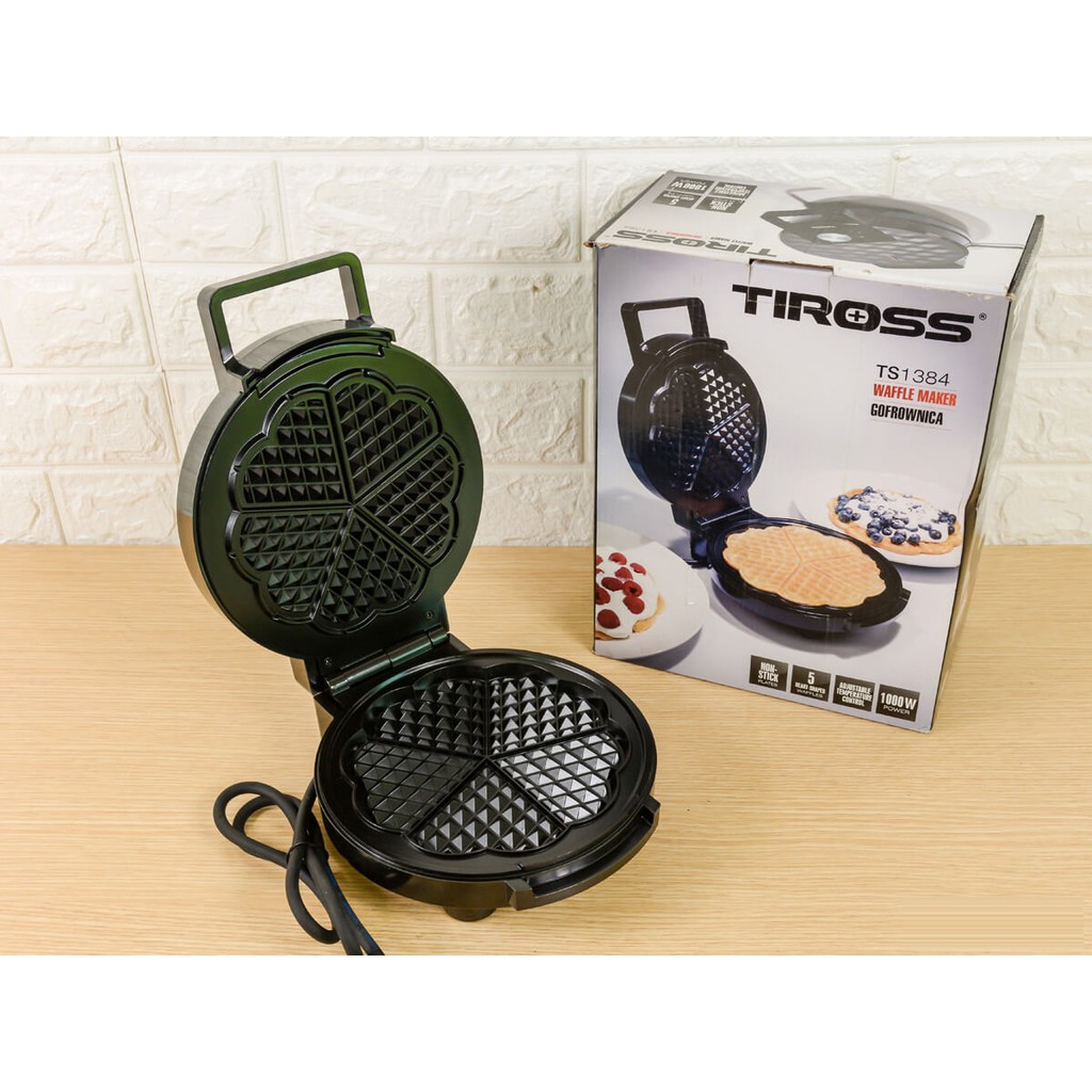 Máy nướng bánh Waffle Tiross TS1384 - Hàng Chính Hãng