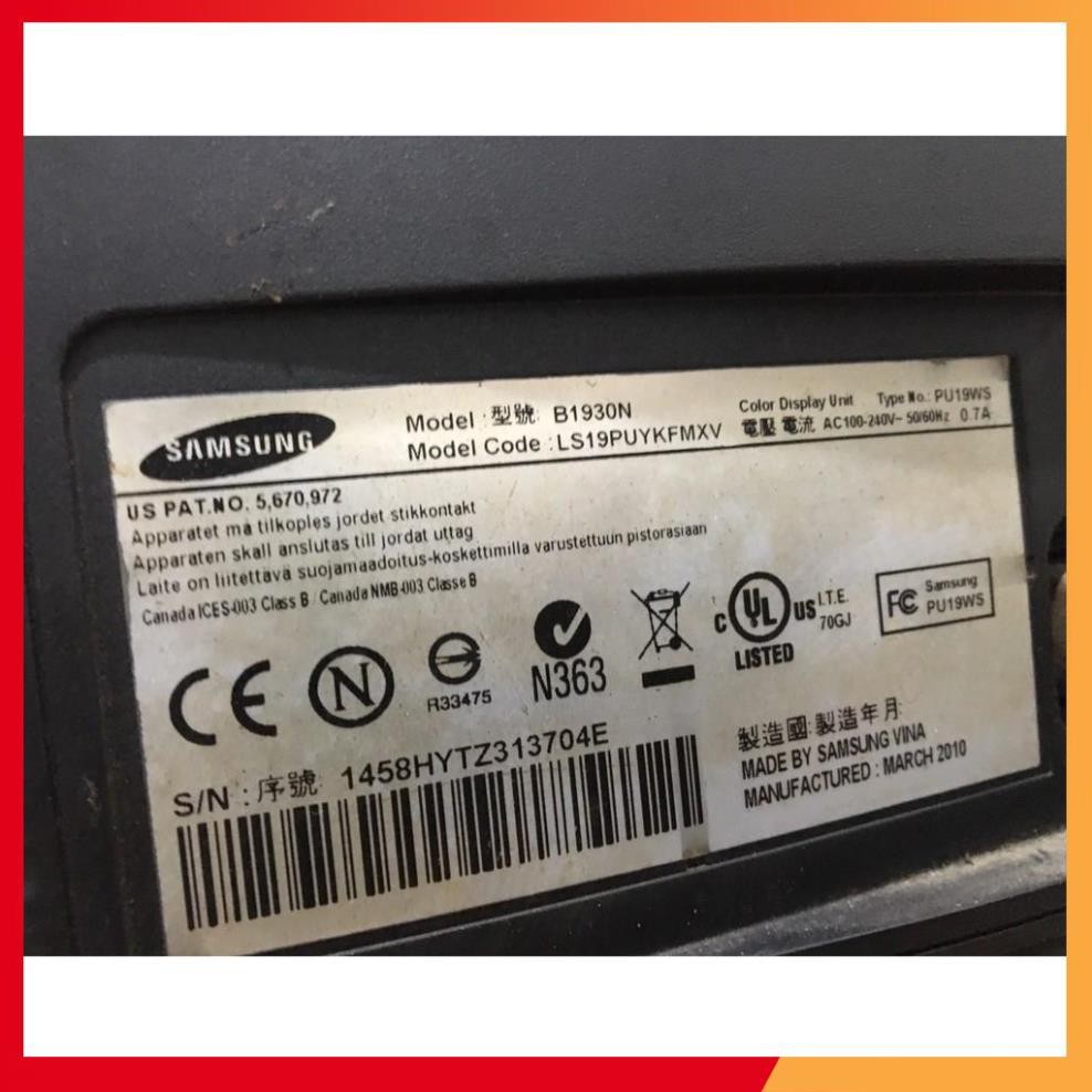 Lcd samsung B1930N Wide bị sọc 1-2 kẻ thanh lí cho ae dùng kỹ thuật hoặc lắp  làm màn hiển thị camera | BigBuy360 - bigbuy360.vn