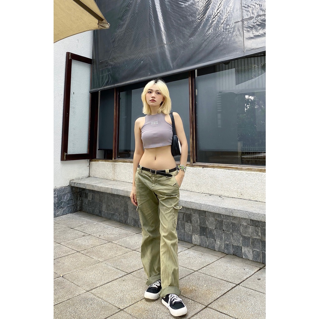 Áo CROPTOP BASIC nữ THUN GÂN, nhiều màu BLACKMIACK