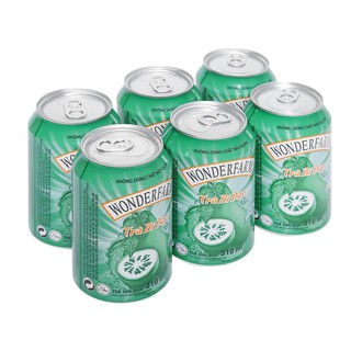 Lốc 6 lon trà bí đao Wonderfarm 310ml