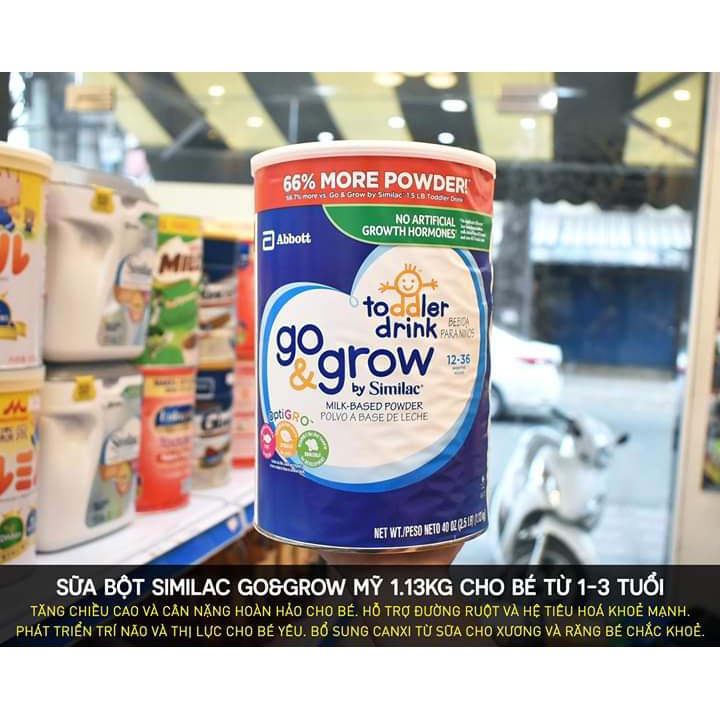 Sữa bột Similac Go&Grow 1.13kg Mỹ