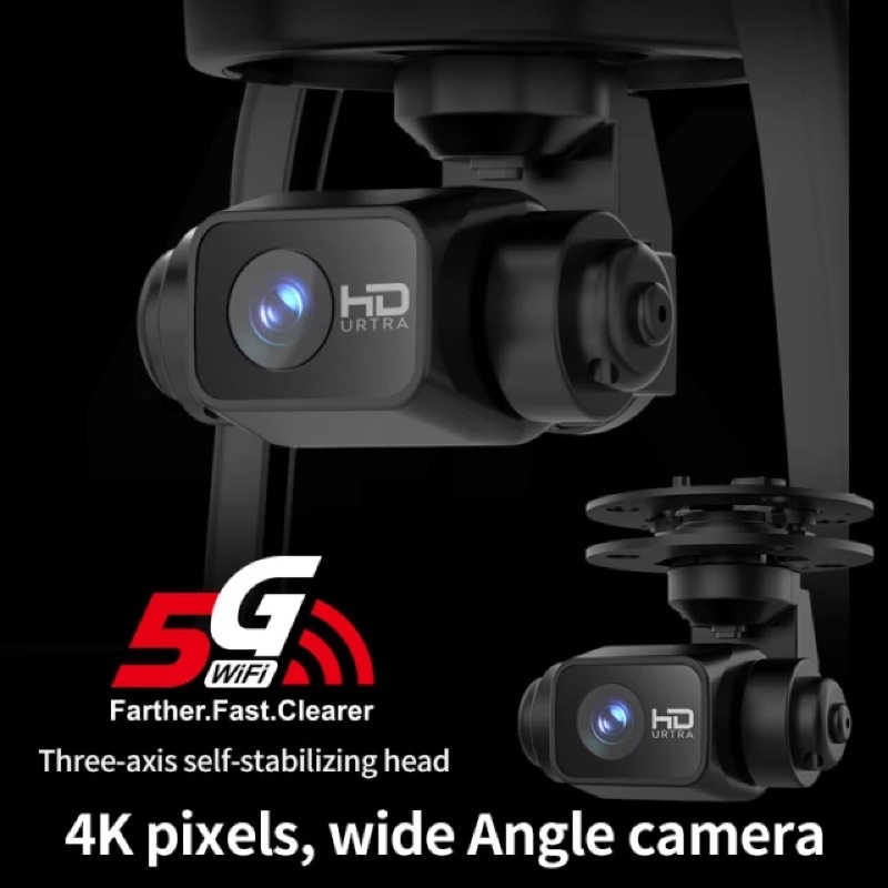 Flycam Kf103 Max - L5 max nâng cấp L5 Pro Gimbal 3 trục 4K cảm biến chống va chạm