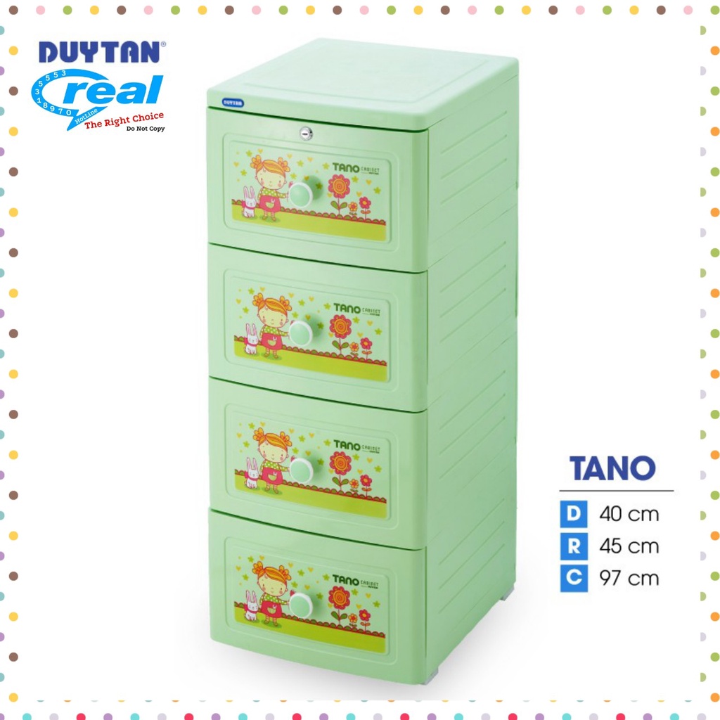 Tủ nhựa duy tân TANO 4 Ngăn