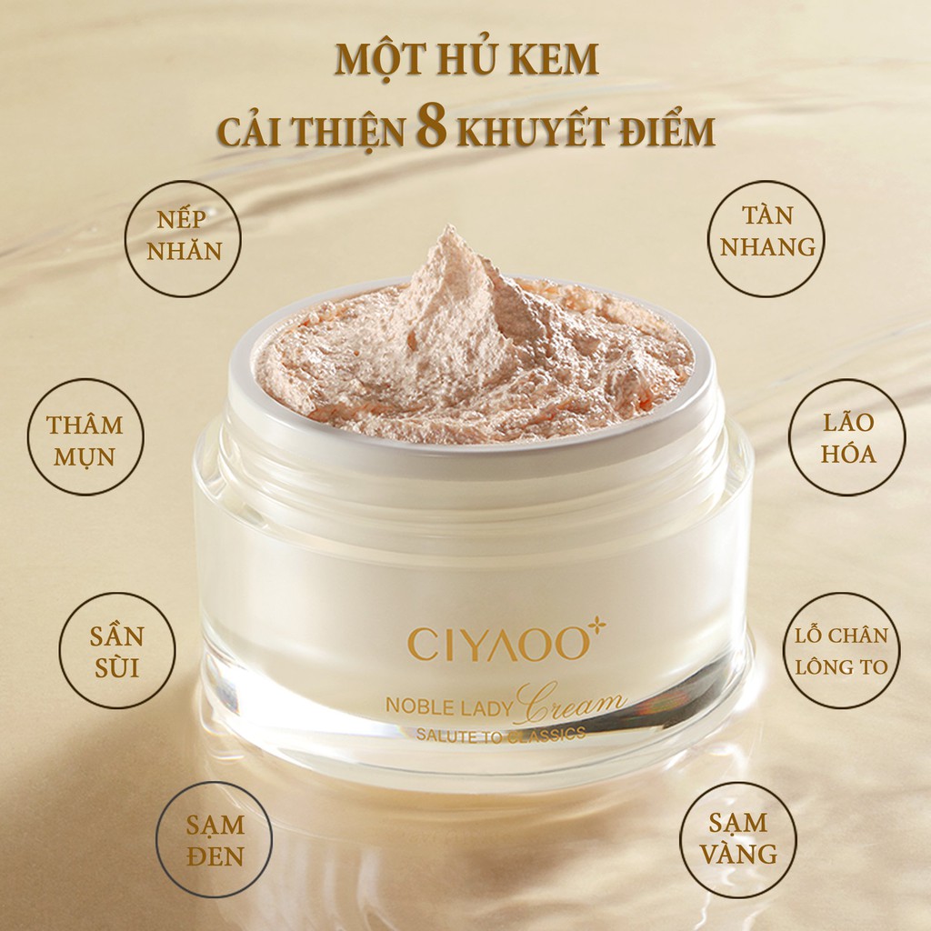  Kem Dưỡng Da Mặt & Làm Trắng Da Nhân Sâm CIYAOO Chính Hãng 38g QX0017