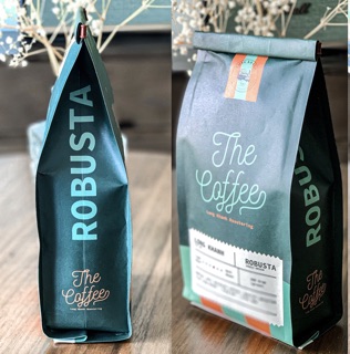1kg Cà phê rang xay (The Coffee Long Khanh Roastering) cà phê pha phin nguyên chất 100% ROBUSTA