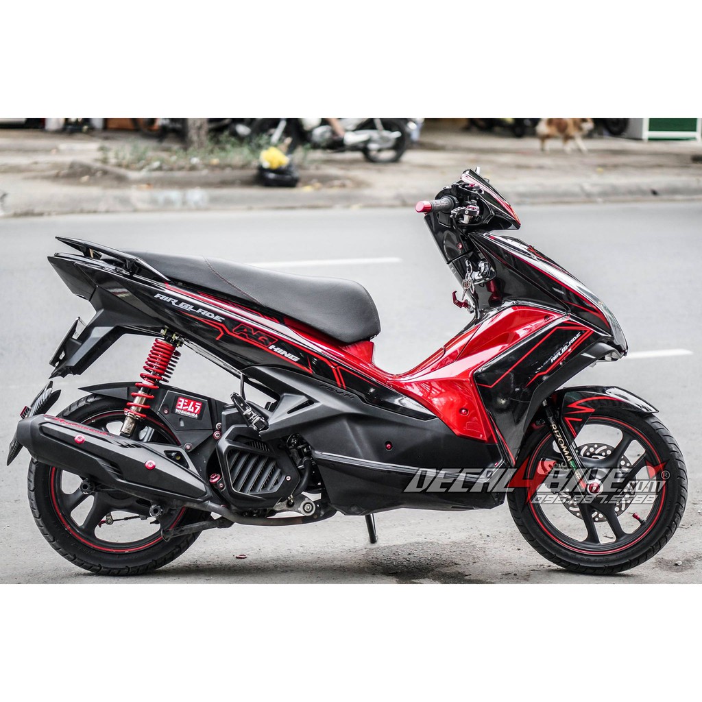 Tem trùm xe	Air Blade 125 Red Lighting