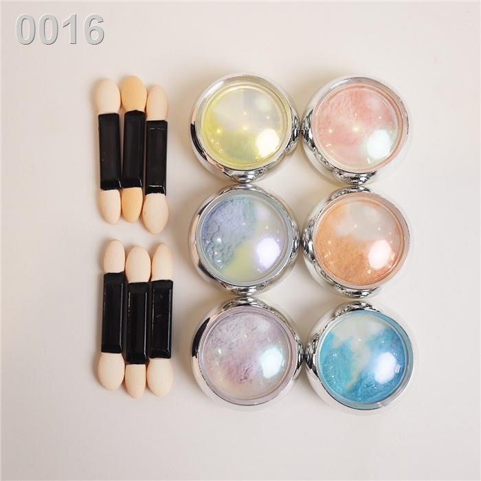 Sét bột tráng gương trang trí móng nail Jeliva chính hãng 6 màu
