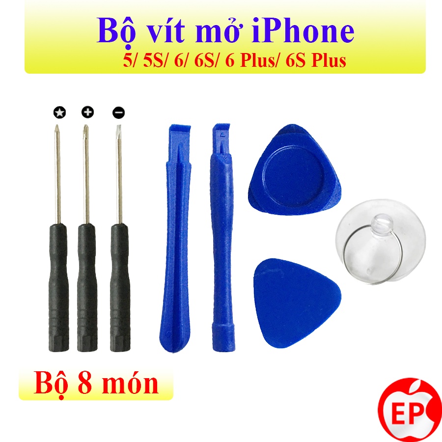 [SHOP UY TÍN] Bộ tua vít 8 in 1 mini mở điện thoại iPhone, iPod, Samsung, HTC, Nokia giá rẻ